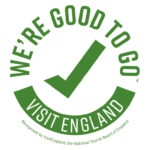 Logo for Good to Go - we have passed our health checks for Covid!